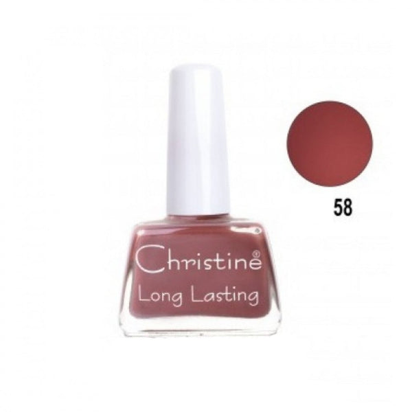 Christine Long Lasting Nail Polish 58 Glossy Finish