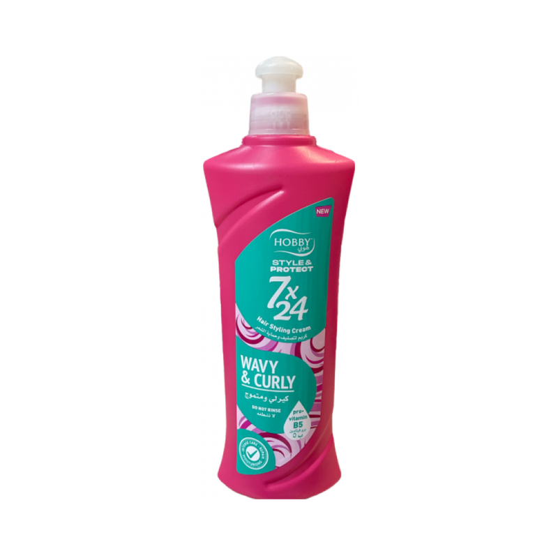 Hobby Styling Cream for Curly & Wavy Hair with Pro-Vitamin B5, 250ml