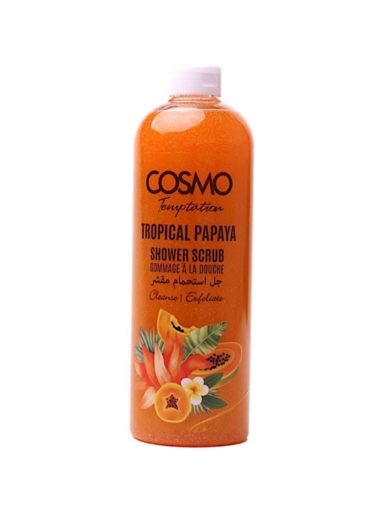 Shower Body Scrub Tropical Papaya Exfoliating Cosmo 1000ml