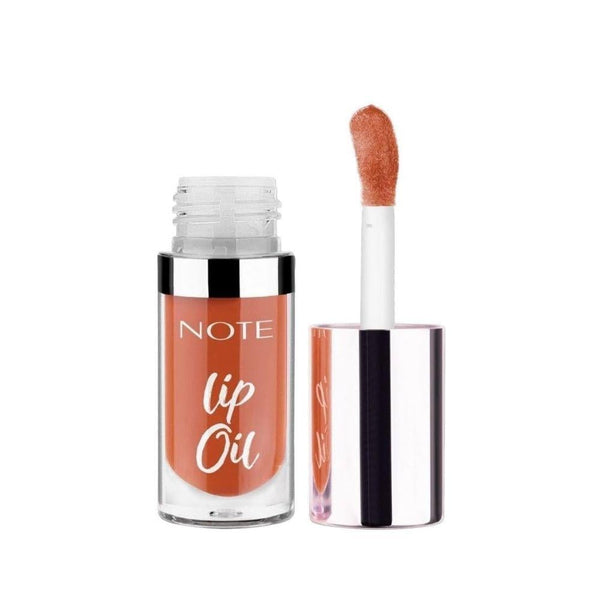 Note Moisturizing Gloss Lip Oil in 50 Creamy Caramel, with Avocado & Jojoba Oil