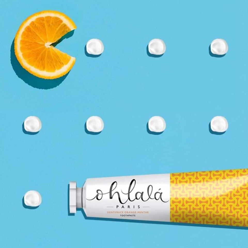 Ohlala Orange Mint Toothpaste Cavity Protection & Enamel Strengthening 75ml