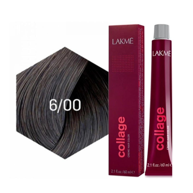 Lakme Permanent Hair Color, 6.00 Dark Blonde, 60ml with Gray Coverage