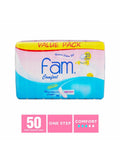 Best Sanitary Pads for 10 Year Olds Cotton Feel Wingless Fam 50 Pieces