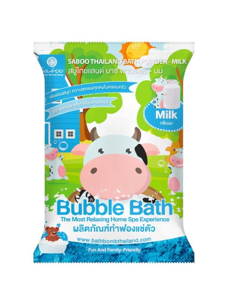 Saboo Milk Bubble Bath Powder for Kids - 100g