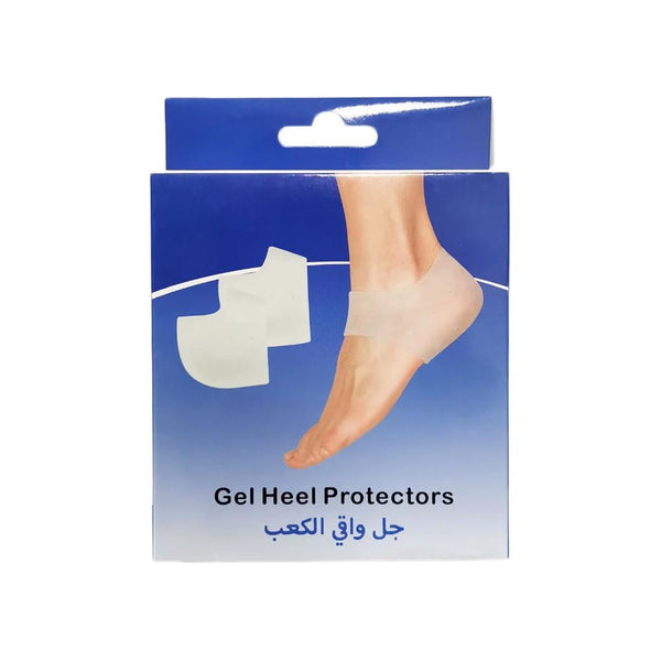 Gel Heel Protectors Cushioning Friction Relief Foot Care 1 Pair
