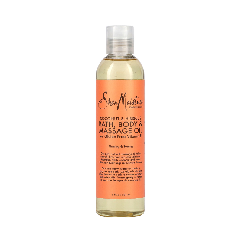 Shea Moisture Coconut & Hibiscus Body & Massage Oil, 237ml