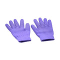 Spa System Moisturizing Gel Gloves, Purple, Reusable Hand Care