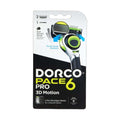 Best Razor for Men's Shaving 6-Blade Smooth Dorco Base 6 Pro 2 Blades