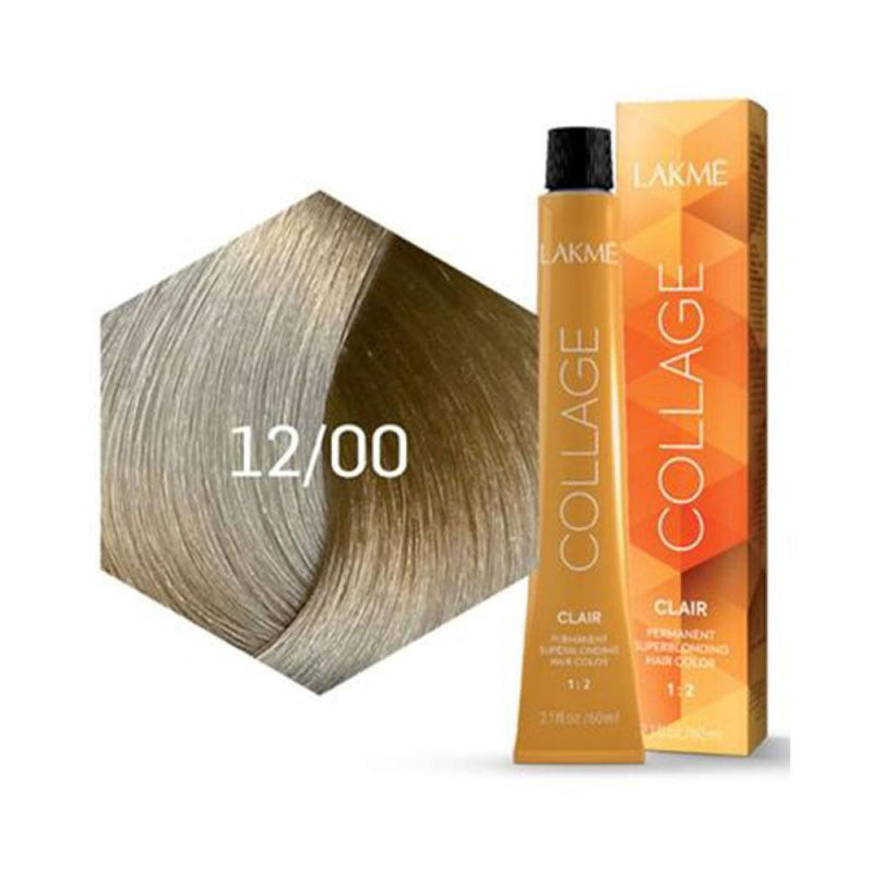 Best Permanent Bright Color Hair Dye Natural Blonde Lakme 12/00 100ml
