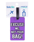 Solo Go Luggage Tag Information Add-on BK25-321 for Easy Bag Identification