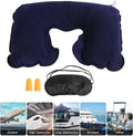 Salon System Travel Comfort Set - Neck Pillow, Eye Mask, Earplugs