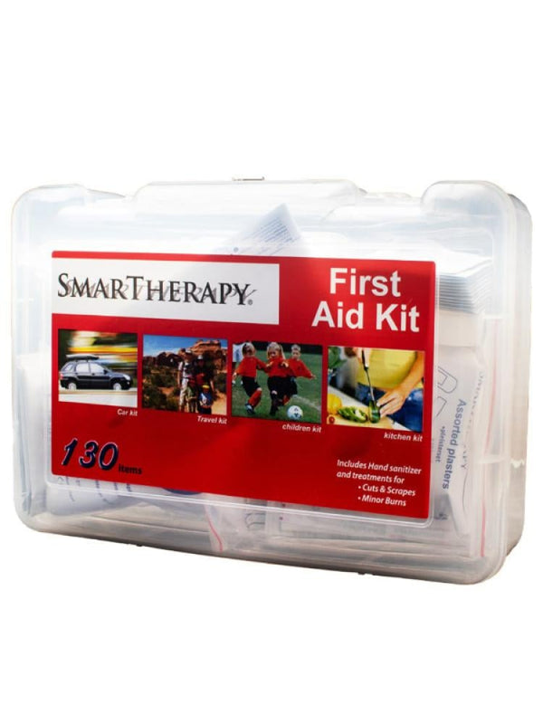 SmarTherapy First Aid Kit - 130 Piece Comprehensive Emergency Medical Supplies