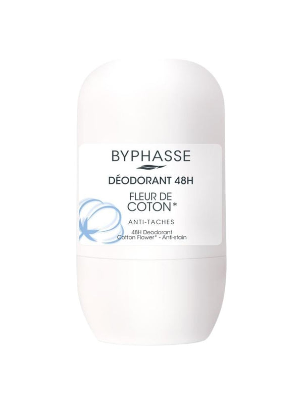 Byphasse Cotton Flower Roll-On Deodorant - 50ml