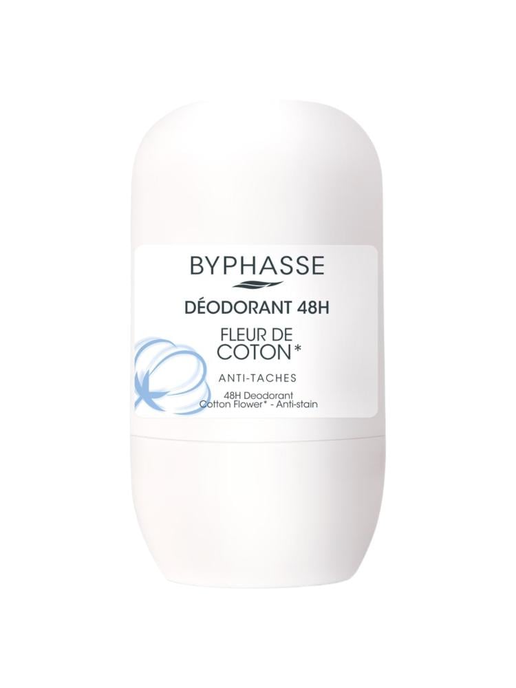 Byphasse Cotton Flower Roll-On Deodorant - 50ml