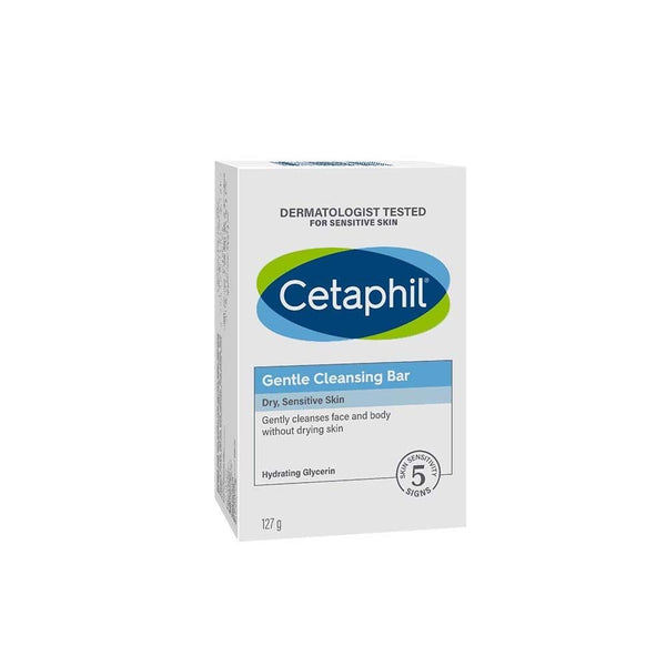Cetaphil Gentle Cleansing Bar for Dry Sensitive Skin 127g