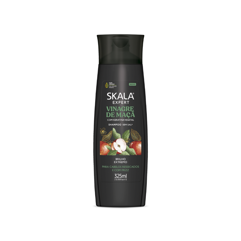 Skala Apple Cider Vinegar Shampoo, Plant Keratin, Sulfate-Free, 325ml