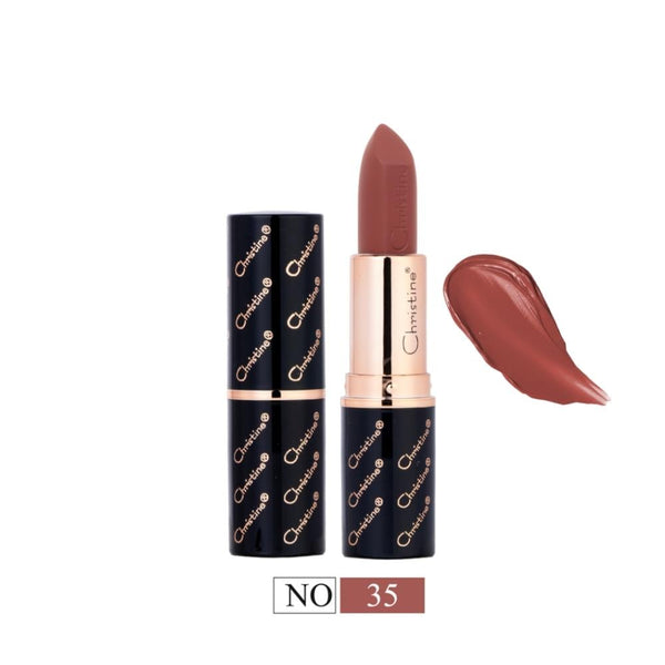 Christine Totte Rouge 2 Cashmere Matte Lipstick W35 CH019-N Waterproof