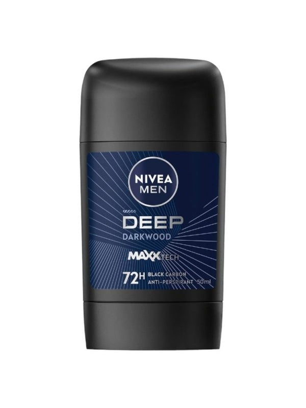 Nivea Men Deep Dark Wood Antiperspirant Stick - 50ml