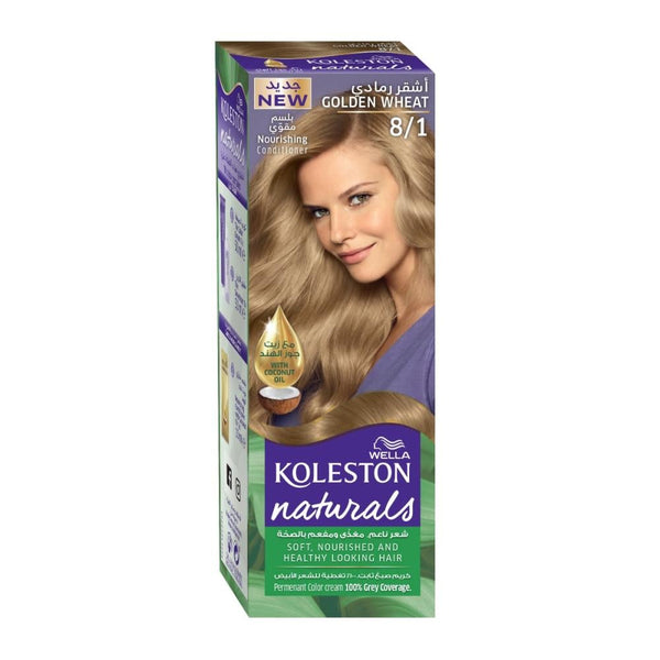 Gray Hair Dye Natural Blonde 8/1 Permanent Colorant Koleston 60ml