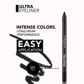 Flormar Ultra Eyeliner Pencil, Black, Long-Lasting, Vitamin-Enriched