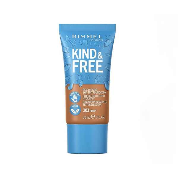 Skin Tint Foundation - Kind & Free - Rimmel London - 303 Honey - 30ml