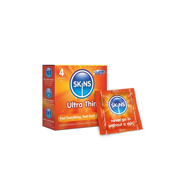 Best Thin Condoms Ultra Thin Natural Feel Skins 4 Pack