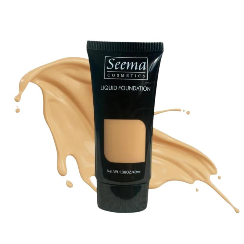 Seema Cosmetics Matte Liquid Foundation Full Coverage Oil-Resistant 03