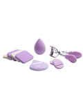 Makeup Tool Set 9-Piece Sponge & Lash Curler Salon System