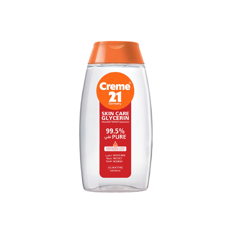 Creme 21 Glycerin Oil 99.5% Pure Moisturizing Skincare 100ml