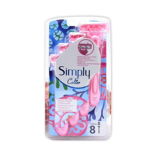 Razor Blades for Shaving Twin Blade Women's Colier 8 Count