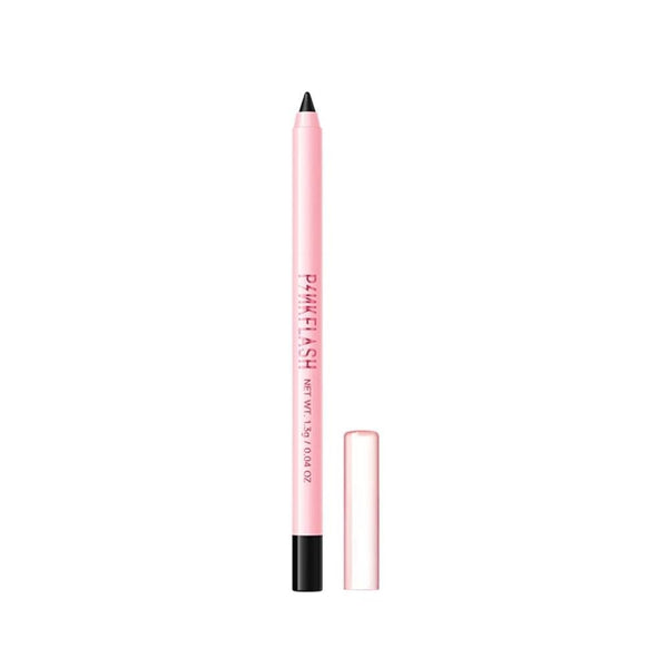 Pink Flash Waterproof Kajal Eyeliner Pencil Black Smudge-Proof
