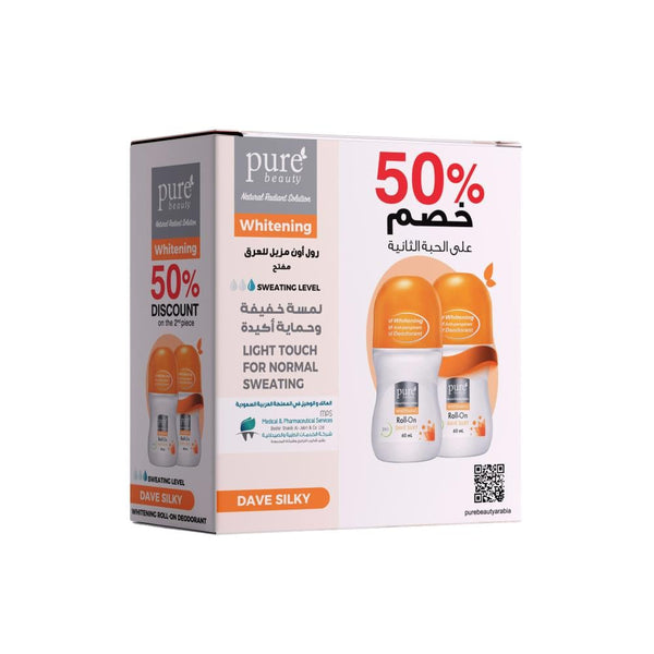 Roll On Deodorant For Ladies Silky Touch Whitening Pure Beauty 50ml