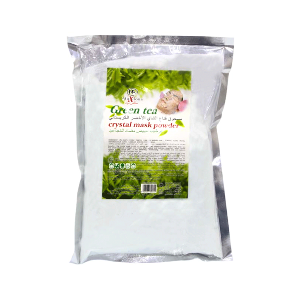 Maxdona Crystal Green Tea Mask Powder for Antioxidant Facial Treatment, 500g