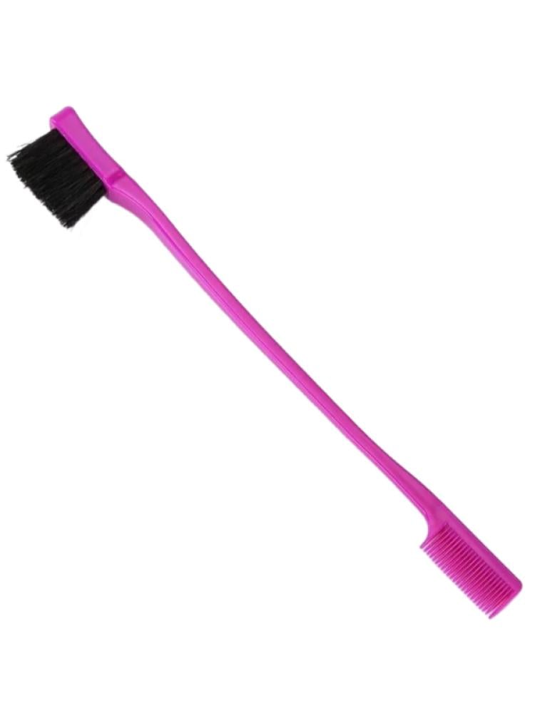 Eyebrow Brush and Eyelash Comb Hair Like Strokes Dual-Sided Tool 1pc