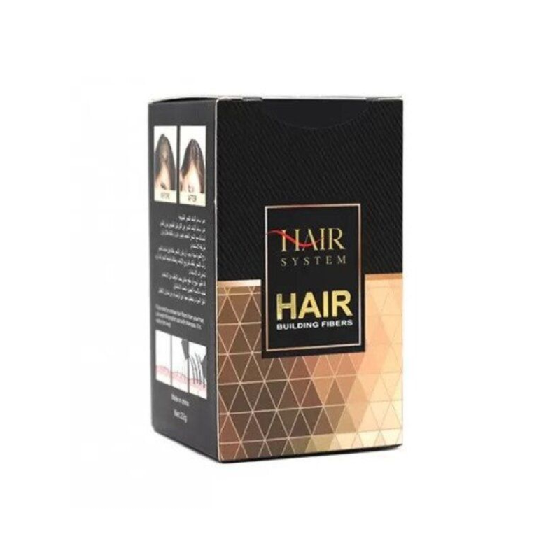 Hair System Hair Building Powder Black Natural Fullness Wind Rain Resistant