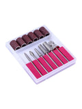 Salon System Nail Drill Bits & Sanding Bands Kit