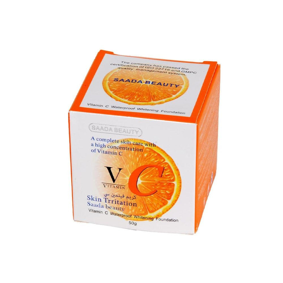 Saada Beauty Foundation Vitamin C Whitening Face Cream for Radiance 50gm