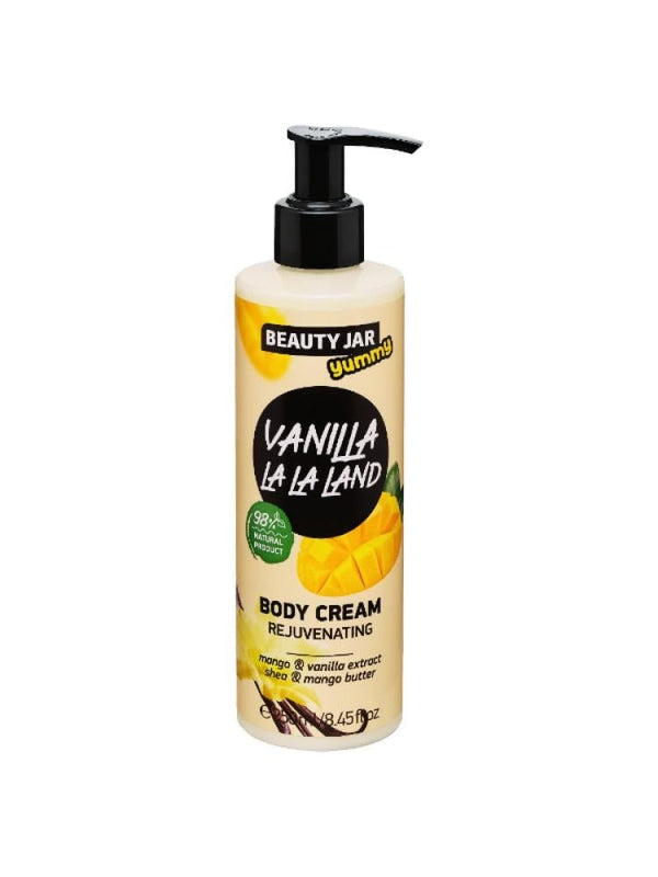 Beauty Jar Yummy Vanilla La La Land Body Cream Mango & Shea Butter 250ml