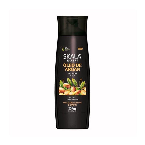 Scala Argan Oil Shampoo for Dry Damaged Hair, Sulfate-Free, Vegan, 325ml