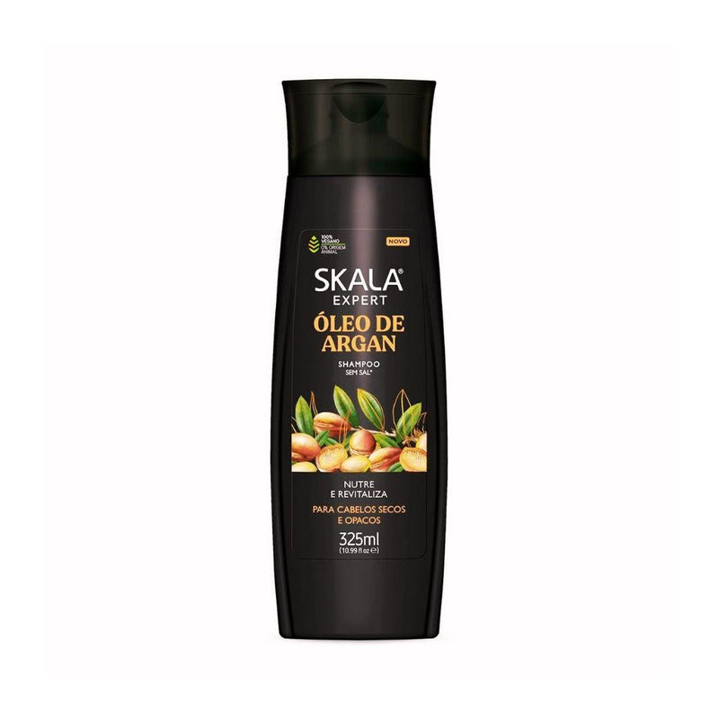 Scala Argan Oil Shampoo for Dry Damaged Hair, Sulfate-Free, Vegan, 325ml