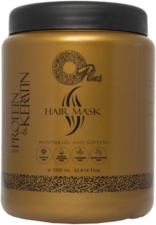 Keratin Hair Mask Protein Deep Conditioning Repair O Plus 1000ml