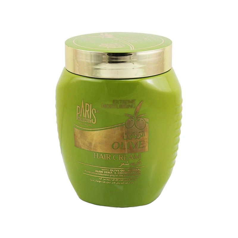 Paris Collection Olive Oil Hair Cream with Henna & Aloe Vera 475 ml