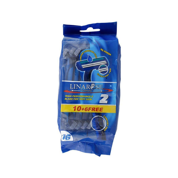 Disposable Razor Blades Triple Blade Smooth Skin Lina Rose 16 Pack