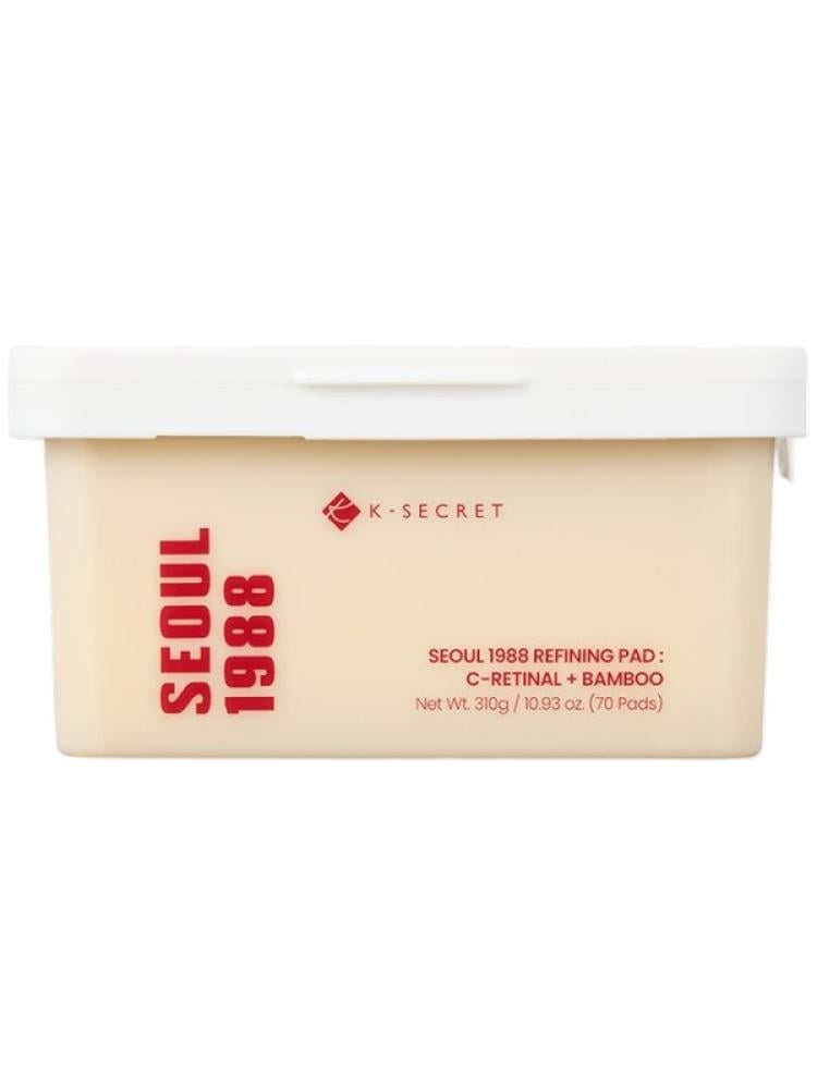 Retinal & Bamboo Exfoliating Toner Pads - K Secret Seoul 1988 - 70 Pads