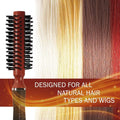 Best Hairbrush for Fine Hair Styling Soft Bristles Titania 1783