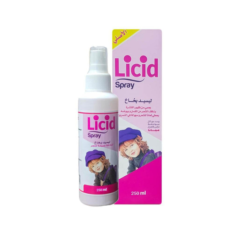 Hair Spray Lice and Dandruff Control Natural Oils Licid 250ml