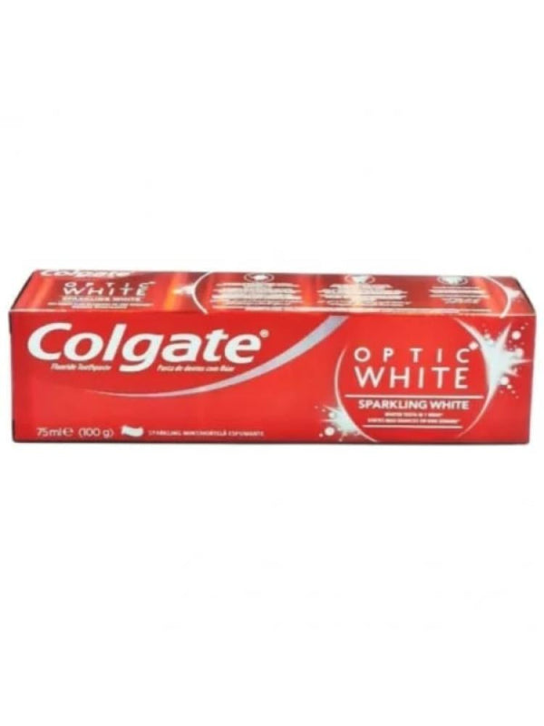 Colgate Optic White Toothpaste Stain Removal Whitening 75ml