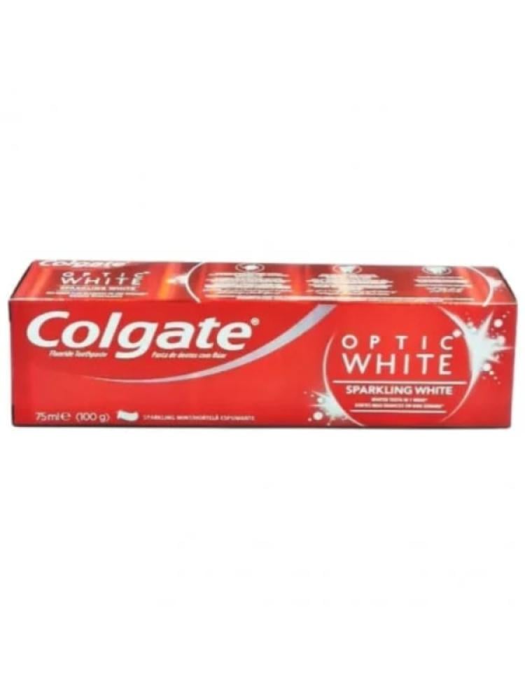 Colgate Optic White Toothpaste Stain Removal Whitening 75ml