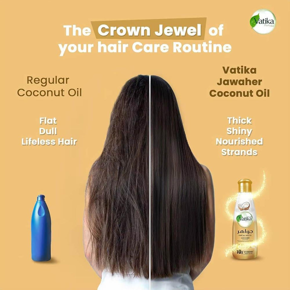 Vatika Coconut Hair Oil for Nourishment & Strength 300ml