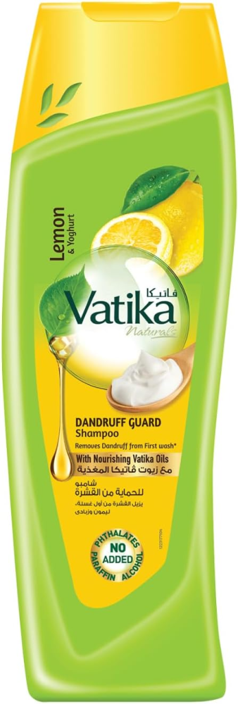 Best Anti Dandruff Shampoo Lemon & Yogurt Dandruff Guard Vatika 400ml